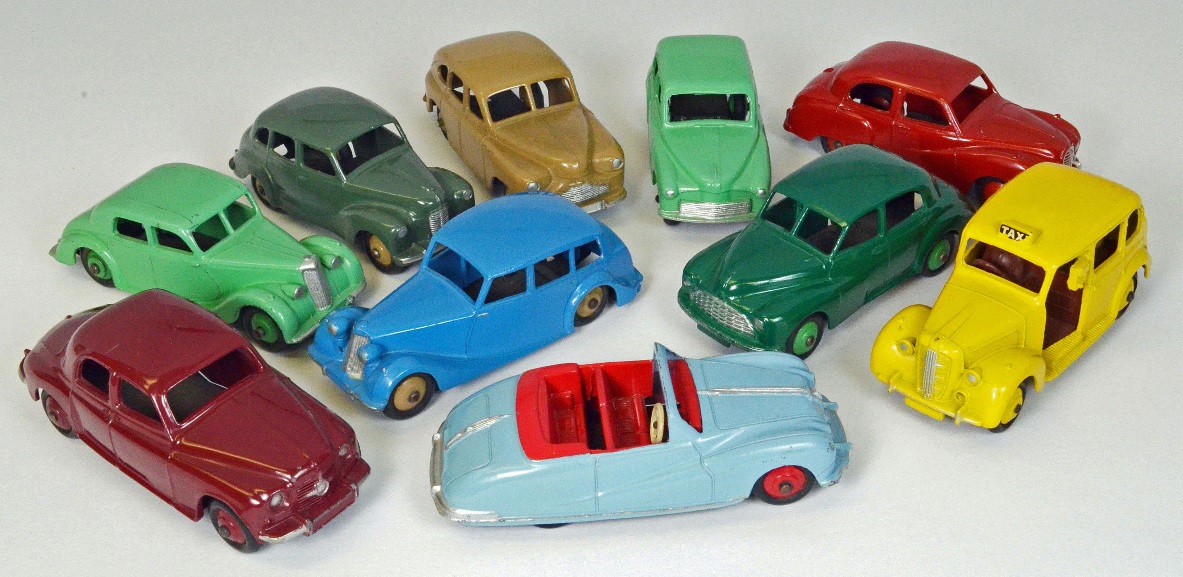The 40 Series: Early Post-War English Saloon Cars Made by Dinky Toys